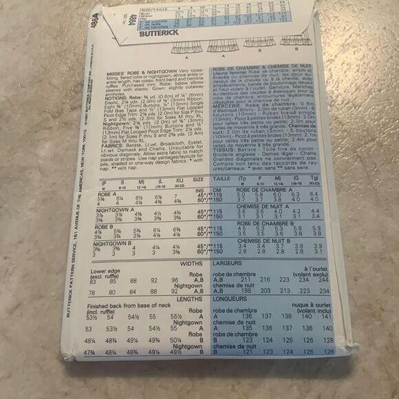 2 Butterick Ladies Patterns - Picture 3 of 5